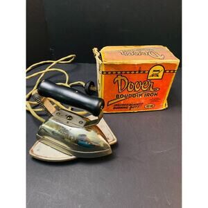 Sweet Vintage Pat 1919/20/23 Laundry Collectible DOVER BOUDOIR IRON Original Box